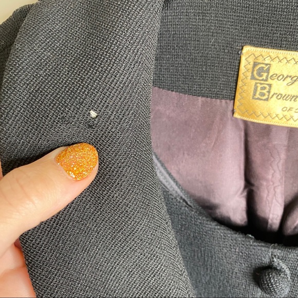 VINTAGE 60s LBD with Overcoat Bundle Black - Picture 7 of 16